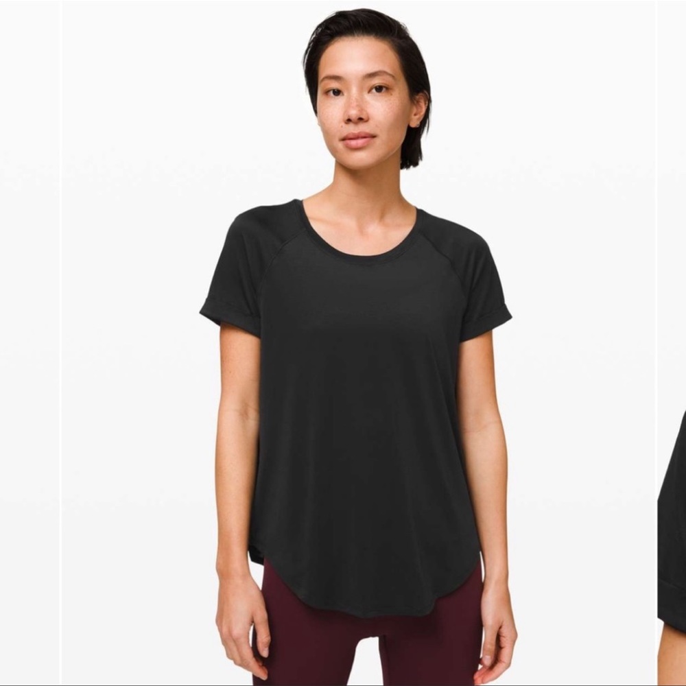 NWT Lululemon Open Up Tie Back Tee *Modal